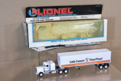 LIONEL 6-12807 O-Scale 1:48 Little Caesars Traktor & Anhänger LKW Mint OVP