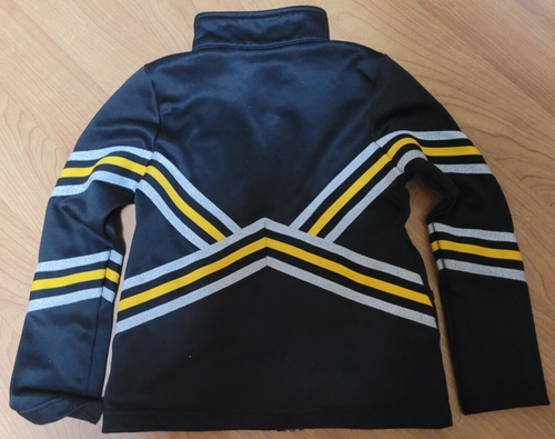 Girls Steelers Cheerleader Cheerleading Zip Up Jacket Youth Large Nice - Picture 3 of 5