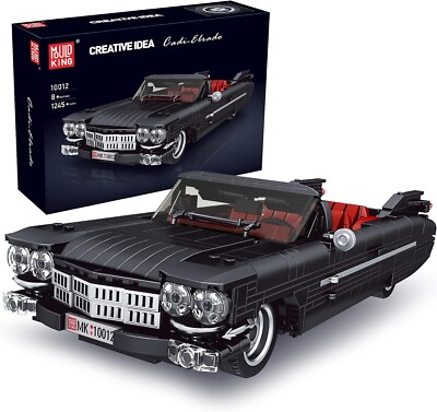 Mould King 10012 Vintage Retro Oldtimer Auto Klemmbausteine Spielzeug Bausatz