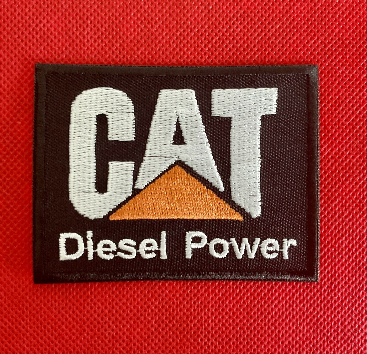 Caterpillar Logo Diesel Power Construction Embroidered Iron In Sew On