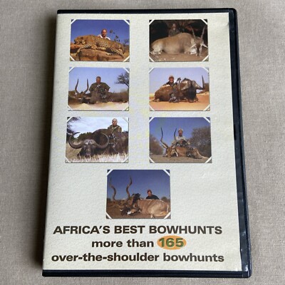 Africa's Best Bowhunts V 4 (DVD 165+ Hunts) Dries Visser Safari Leopard Big Game