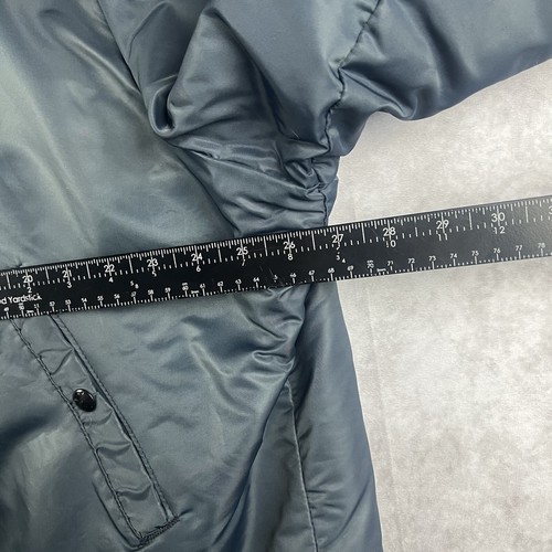 Vintage Made In USA Dickies Sherpa Lined Fur Collar Bomber Nylon Jacket Size XXL - Picture 9 of 10