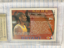 Topps Kobe Bryant Grade 9.5 Basketball Sports Trading Cards Topps Kobe Bryant Grade 9.5 Basketball Sports Trading Cards