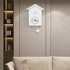 Modern Cuckoo Wall Clock Quartz Bird Home Clock Living Room Hanging Watch Timer