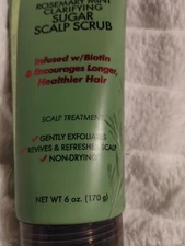 NEW! Mielle Organics Rosemary Mint Clarifying Sugar Scalp Scrub - 6 oz.