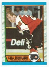 KJELL SAMUELSSON 1989-90 TOPPS ROOKIE CARD MINT CONDITION PHILADELPHIA FLYERS