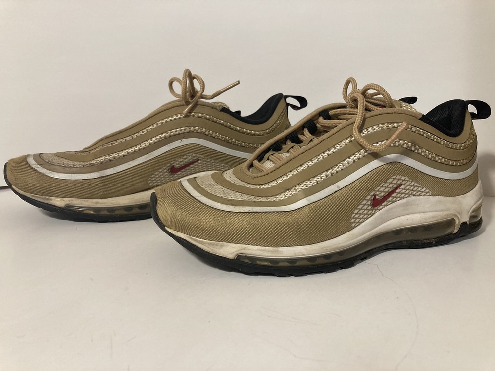 Nike Air Max 97 Ultra Mens Size 8 in Metallic Gold 918356-700  
