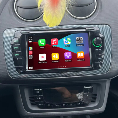 4+64GB Android 13 Car Radio Stereo for SEAT IBIZA 6j IV 2009-2014 with Carplay Android Auto, 9 inch In-cell Touch Screen Headunit GPS Navigation with WiFi Bluetooth SWC FM RDS Backup Camera