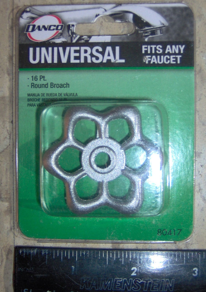 Universal 16 point Broach Outdoor Spigot Faucet Handle rOund Wheel