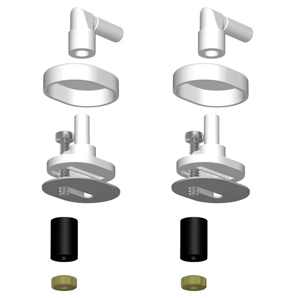 SEDILE WC APP FLAMINIA COPRIWATER TERMOINDURENTE DUROPLAST SOFT BIANCO - Immagine 2 di 3