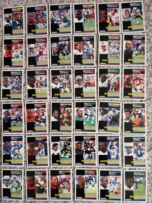 1991 Pinnacle Football Singles. #'s 1-210. Your Choice. Choose from drop down.