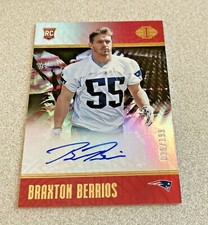 2018 Panini Illusions RC Auto #170 Braxton Berrios Patriots /199