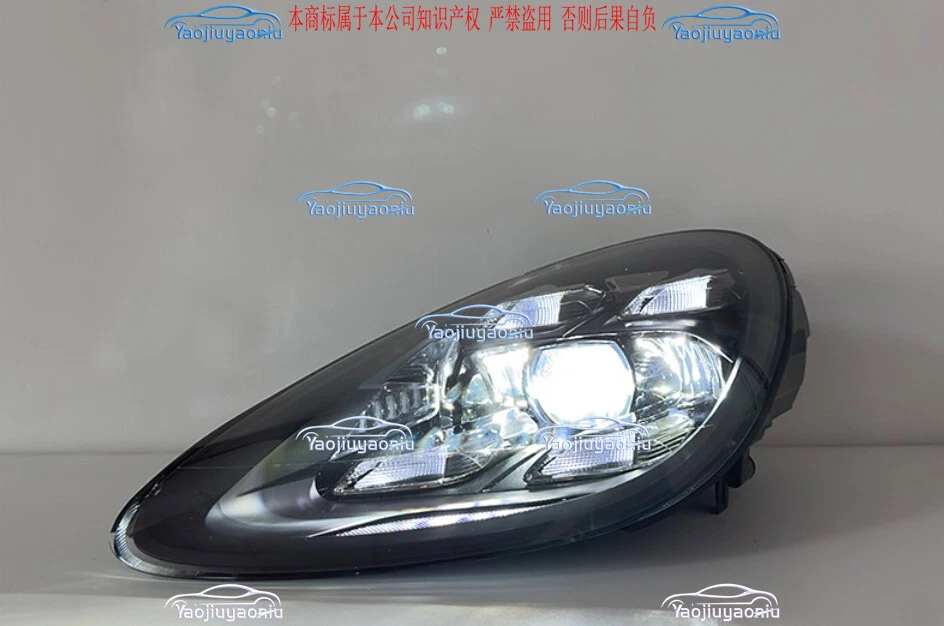 Par de faros LED proyectores DRL delanteros para Porsche Cayenne 2011-2014 Foto 4 de 4