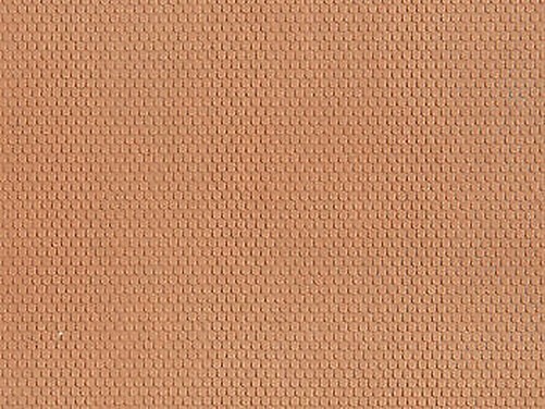 Noch 60360 - H0 3D Structure Film ""Biberschwanz"", Red, 10 x 28 cm - New