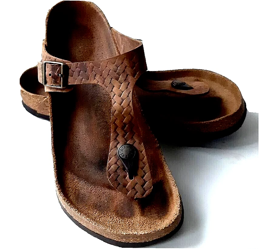 Birkenstock Brown Gizeh Sandal, Narrow, Womens Size EU-39 (25cm