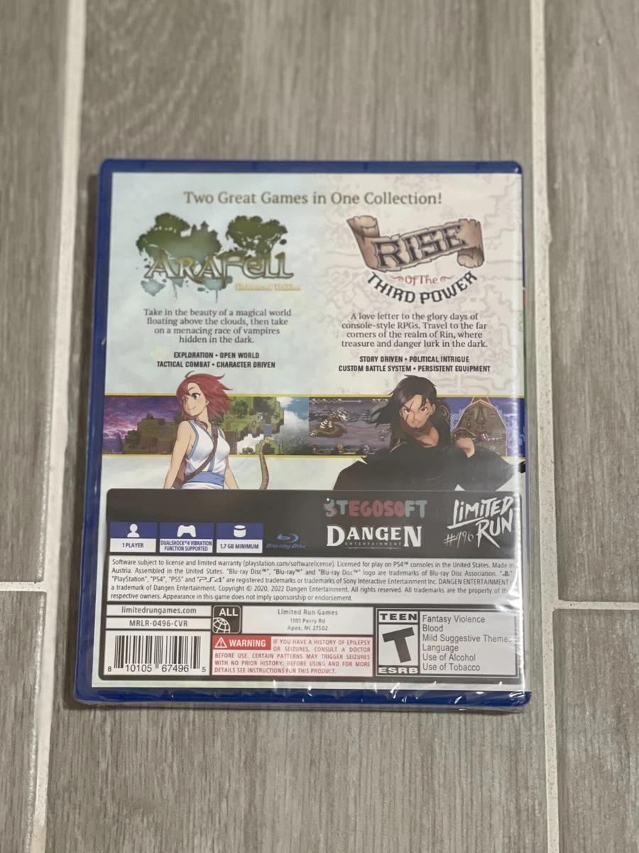 LIMITED RUN #496: ARA FELL & RISE OF THE THIRD POWER (PS4 