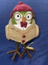 Target Spritz 2017 Featherly Friends QUINCY Fall Harvest Fabric Bird Figurine