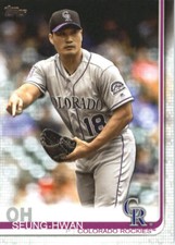 2019 Topps #538 Seung-Hwan Oh Colorado Rockies