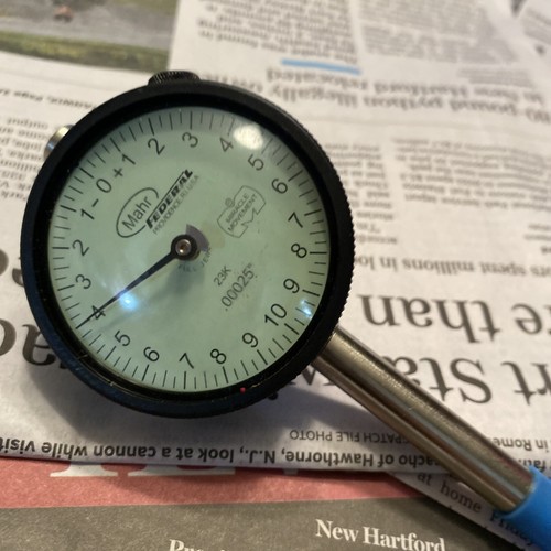 Federal Mahr 2 Inch Anvil .00025 Dial Indicator | eBay