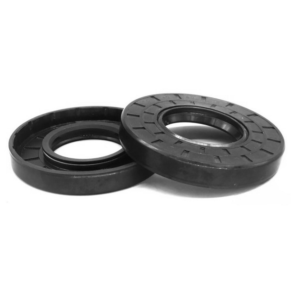 TC Oil Shaft Rotary Seal W/ Stainless Steel Spring Dbl Lip NBR Dust