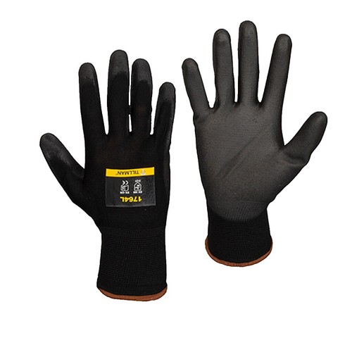 Tillman 964 Polyurethane Coated 13 Gauge Wooltran Gloves Large