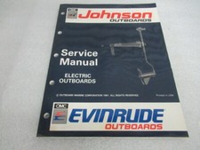 1992 OMC Johnson Evinrude EN Electric Outboards Service Manual P/N 508140