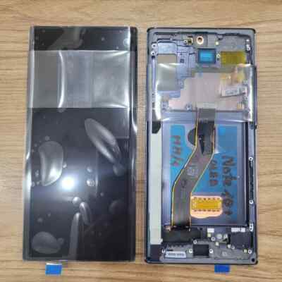 Original OLED für Samsung Galaxy Note 10+ Plus SM-N975 976 LCD Display + Rahmen Schwarz