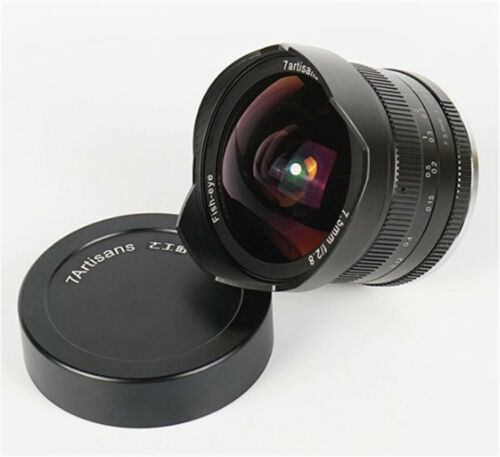 Objectif 7artisans 7,5 mm F2,8 Fisheye pour Micro 4/3 M43 Panasonic GH5 Olympus E-M10 - Photo 1/11