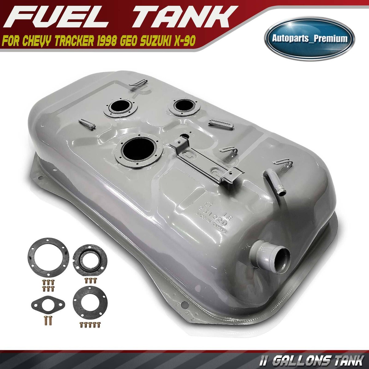 11 Gallons Fuel Tank for Chevy Tracker 1998 Geo Suzuki X-90 96-98