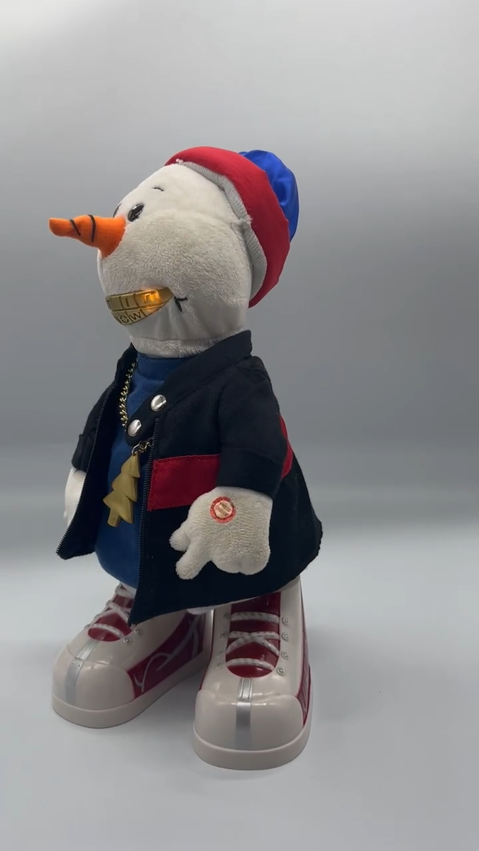 Gemmy Hip-Hop Animated Rapping Snowman 