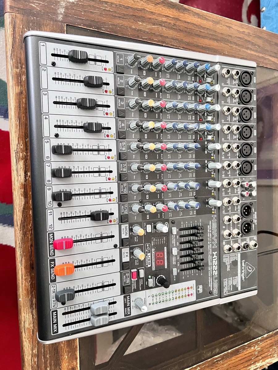 Behringer Xenyx X1222USB Mixer with USB and Effects | eBay Behringer Xenyx X1222USB Mixer with USB and Effects | eBay