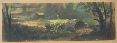 DISNEY FOX AND THE HOUND Original James Coleman Pre Production Pan Background 