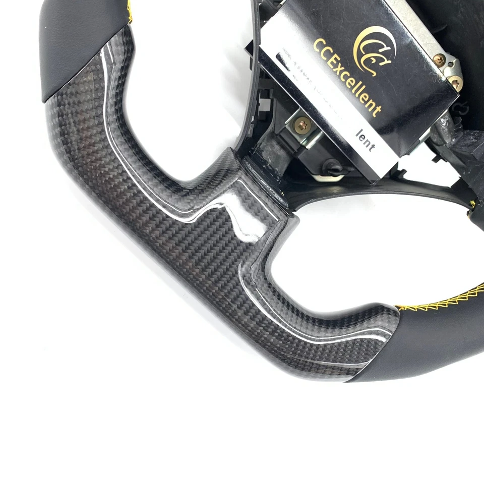 Volante de fibra de carbono real para Honda S2000 S2K Acura RSX 2000-2009 Foto 4 de 4