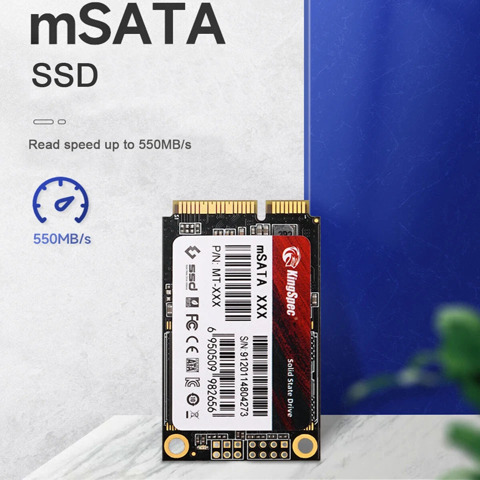 mSATA Solid State Drive 128G 256G 1T 2T SATA 3.0 SSD  for Laptop Destop Thinkpad - image 3 of 4