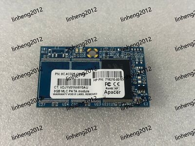 Apacer 8GB 44Pin IDE Flash Memory NOTEBOOK DOC DOM FLASH PATA MODULE