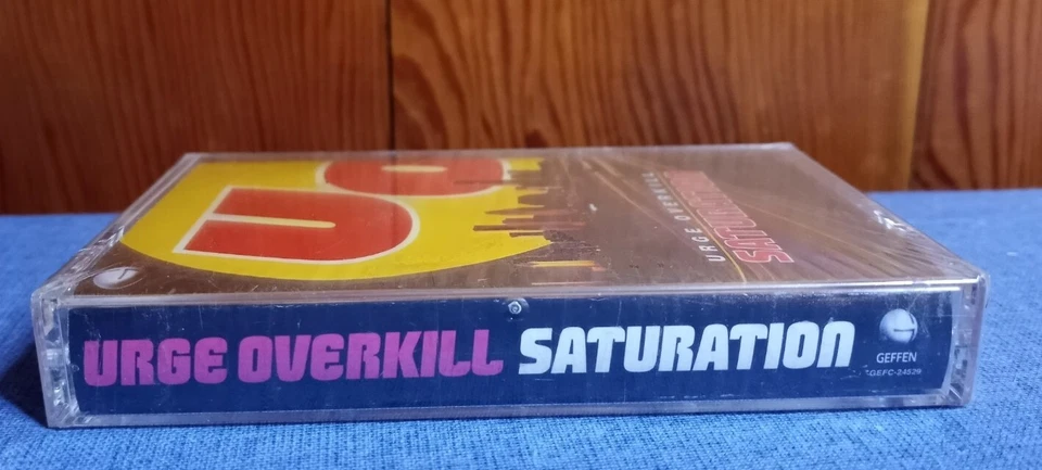 New URGE OVERKILL SATURATION Cassette Tape  1993 90s Hard Rock Glam - Image 3 of 4