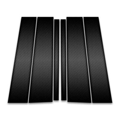 6pc Carbon Fiber Pillar Post Trim fits 2022-2023 Mercedes-Benz GLB ...