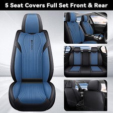 5seat Nappa Leather Car Seat Covers Full Surround Cushion Protector For Toyota