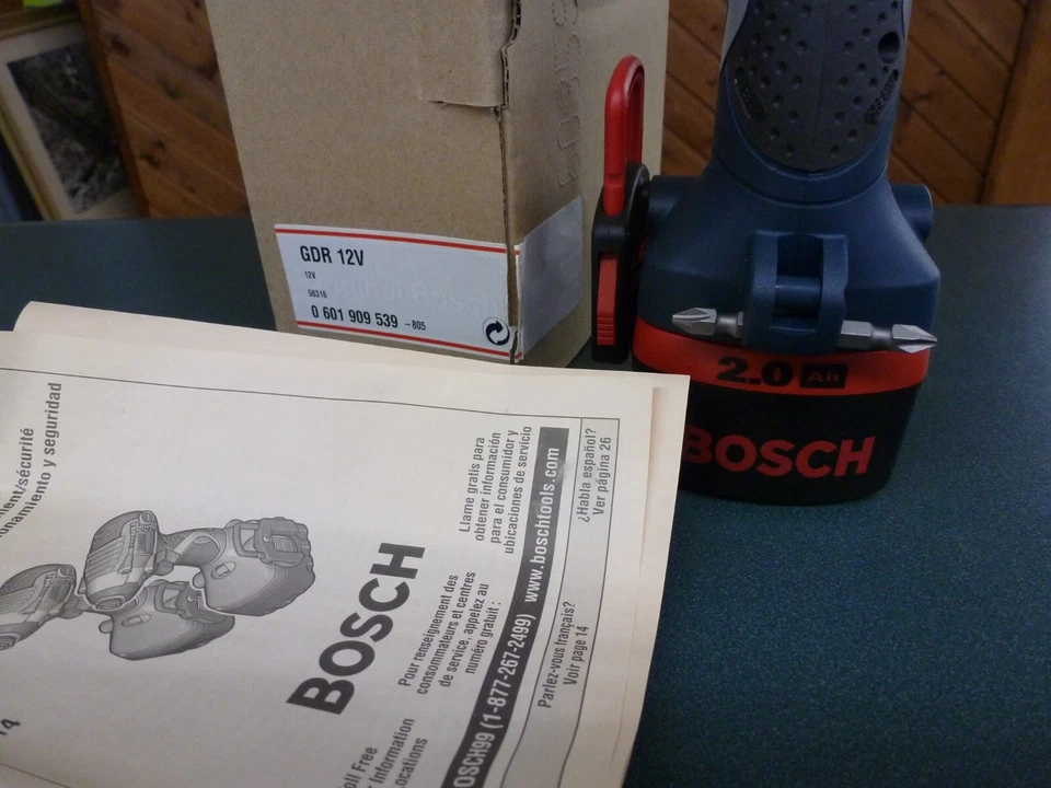 Bosch New Genuine 12V Cordless 1/4” Hex Impact Driver Model 23612 & BAT045 - Image 4 of 4
