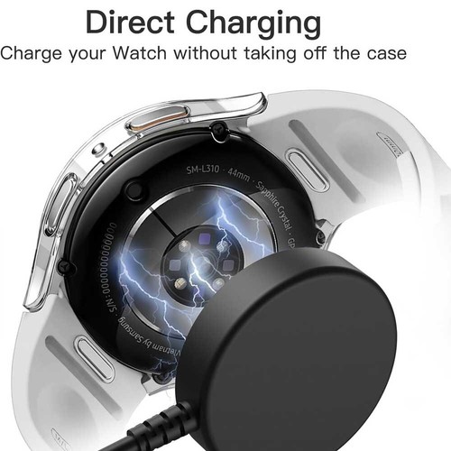 Full Screen Protector For Samsung Galaxy Watch 7 6 5 Case 40mm 44mm Cover FE - Picture 8 of 13