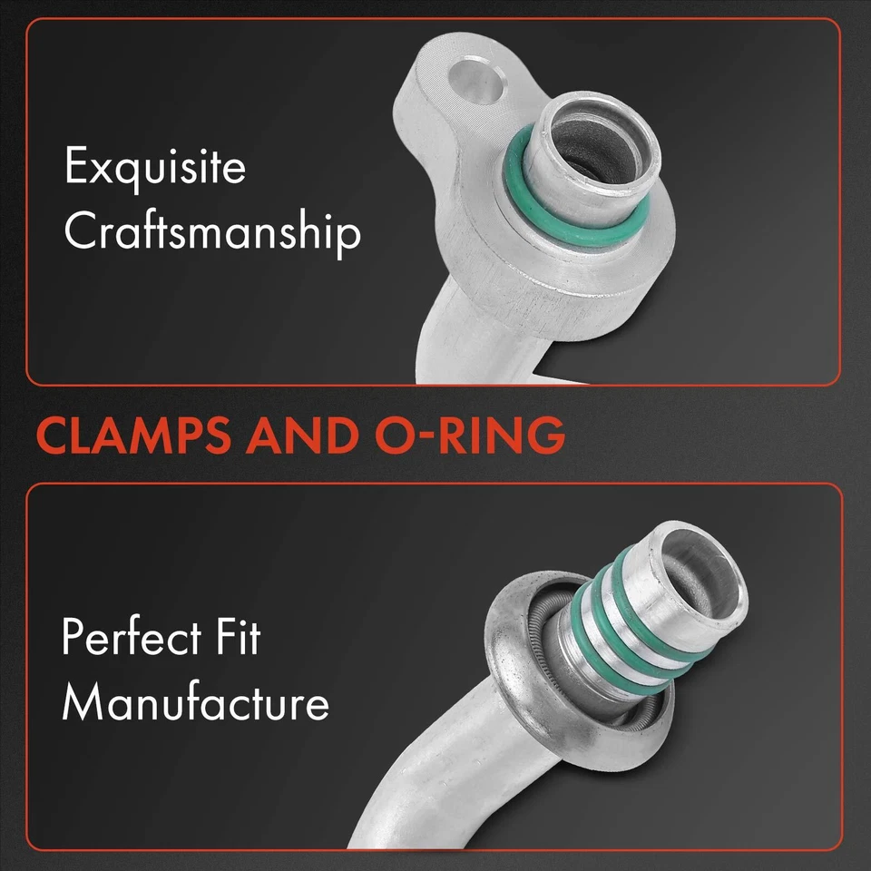 Nueva manguera de línea de succión de aire acondicionado para Mazda 2 2011 2012 2013 2014 L4 1,5 L gasolina D65161462A Foto 3 de 4