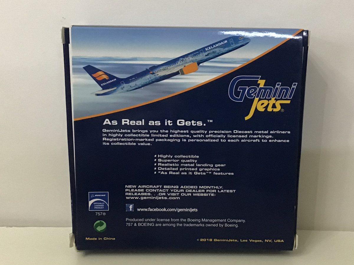 Gemini Jets 1:400 ICELANDAIR Boeing 757-200 Reg# TF-FIR | eBay
