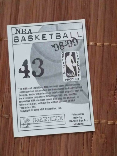* PICK ANY STICKER * Panini NBA Basketball 1998 1999 98 99 NEW UPDATED LIST - Zdjęcie 81 z 299