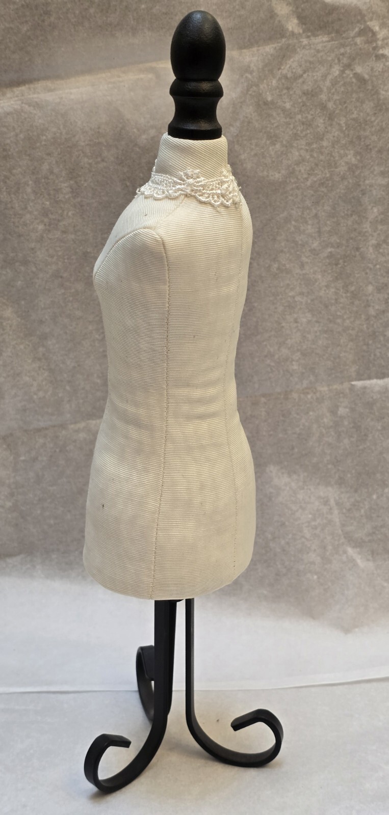 Vintage Mini Mannequin Dress Form Tailors Dummy Draping StandHalf Scale 14" T eBay