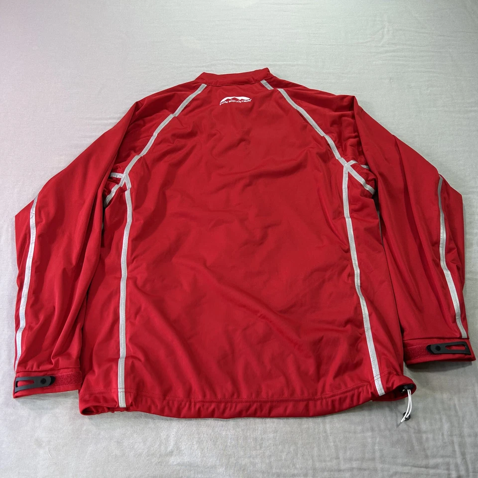 Sun Mountain Jacket Womens XL Red Rainflex Waterproof Golf Windbreaker Lined - Image 2 of 4