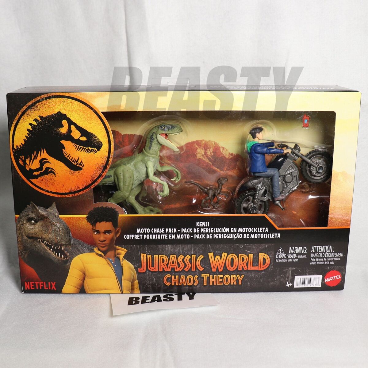 Jurassic World Chaos Theory Kenji Moto Chase Pack Action Jurassic World Chaos Theory Kenji Moto Chase Pack Action