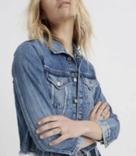 Lucky Brand Wombs The Tomboy Trucker Denim Jean Jacket Size S/p