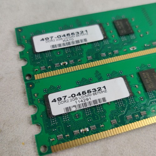 497-0455321 2GB DDR2-667 PC2-5300 Unbuffered NonECC Memory RealPOS 7459 - Picture 2 of 3