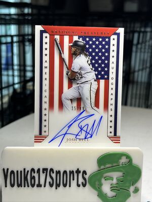 2020 National Treasures American 2021 Panini Update /99 Josh Bell #AA-JB Auto