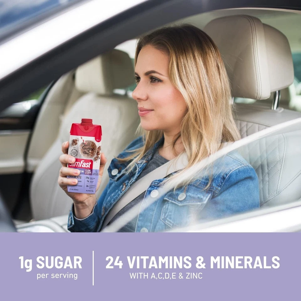 Batido de proteínas SlimFast fresa - 20 g batido de reemplazo de comidas de proteínas NUEVO Foto 2 de 4